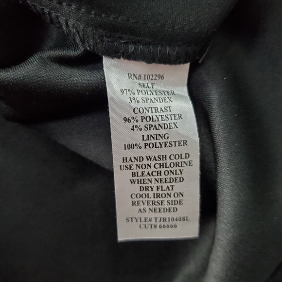 Connected Apparel Bodycon Dress Womens 20W Black Nude‎ Lace Stretch Back Zip - Picture 5 of 9